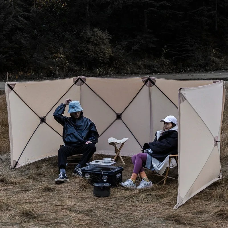 캠핑 필수템: 5.6M 대형 방풍 보드로 바람 걱정 끝! 아늑한 야외 쉼터 완성 꿀팁