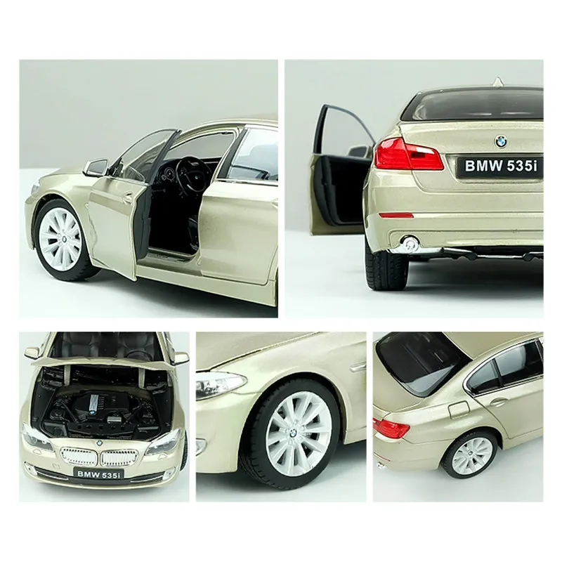 WELLY 1:24 BMW 535i سبيكة سيارة Diecasts ولعبة المركبات نموذج سيارة مصغرة مقياس نموذج سيارة للأطفال