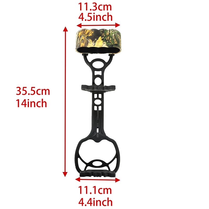 Archery Arrow Quiver Nylon Holder Case Can Holds 4 Arrows Quickly Removable Detachable Portable for Compound Bow Shooting Target