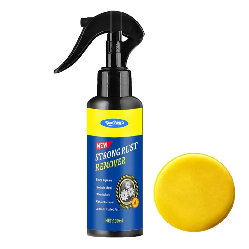Y4UA 100ml Car Wheel Rims Cleaner Liquid Suitable For Night Use Oxidation Rust Removal Without Electricity Sprayed Application