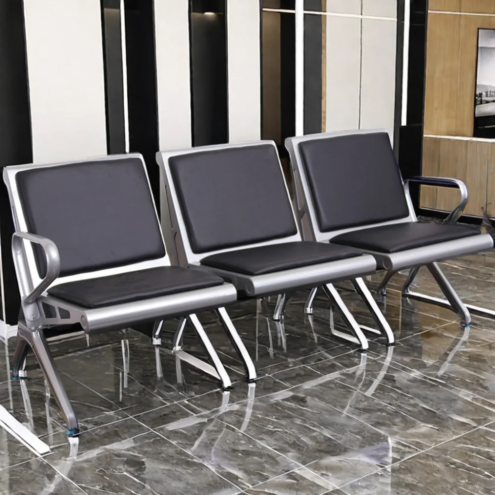 High Quality Airport Style Full PU Waiting Chairs Three Seats Commercial Office Furniture Different Designs Filing Cabinets