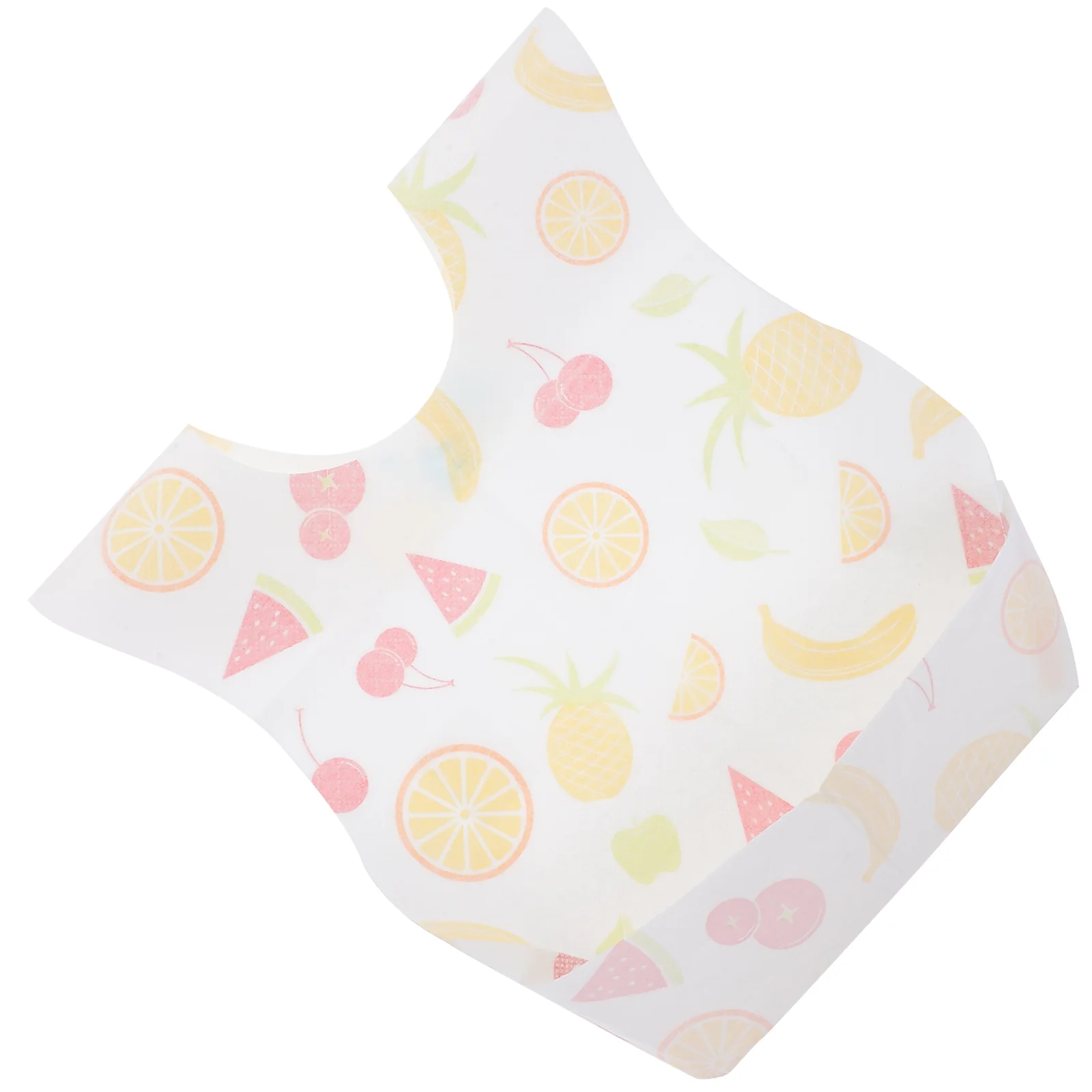 20 pcs Disposable Baby Bibs Toddler Drooling Bibs Baby Feeding Bibs Toddler Girl Bibs (Fruit Pattern)