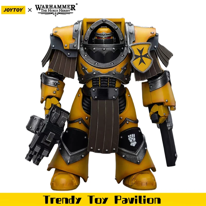 

【JOYTOY】Warhammer 40K 1/18 Action Figure Imperial Fists Legion Cataphractii Terminator Squad with Chainfist