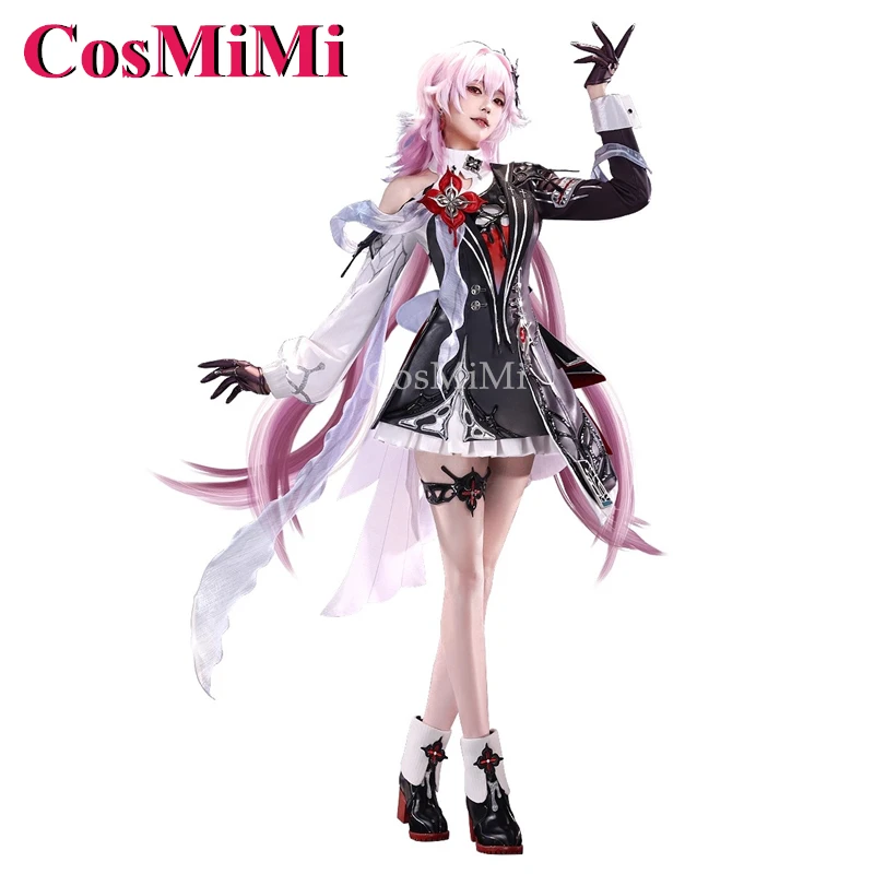 

CosMiMi Game Honkai: Star Rail March 7th Cosplay Costumes Long Night Moon Gorgeous Combat Uniforms Carnival Role Play Clothing