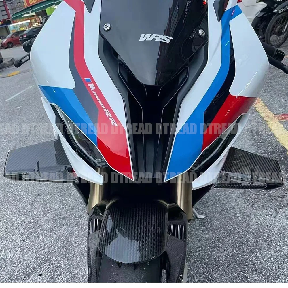 S1000RR крылышки из углеродного волокна, новые для BMW S1000 RR 2019-2022 M1000RR 2020-2023, боковые панели с фиксированными крыльями, модифицированные детали мотоцикла