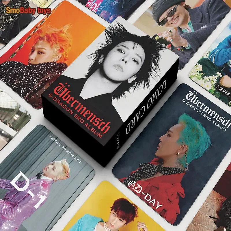 

55 Pcs in Stock BIGBANG Ubermensch G-DRAGON DRAMA Celebrity Fan Collection Card Album Card Postcard Photo Card Lomo Card Gift