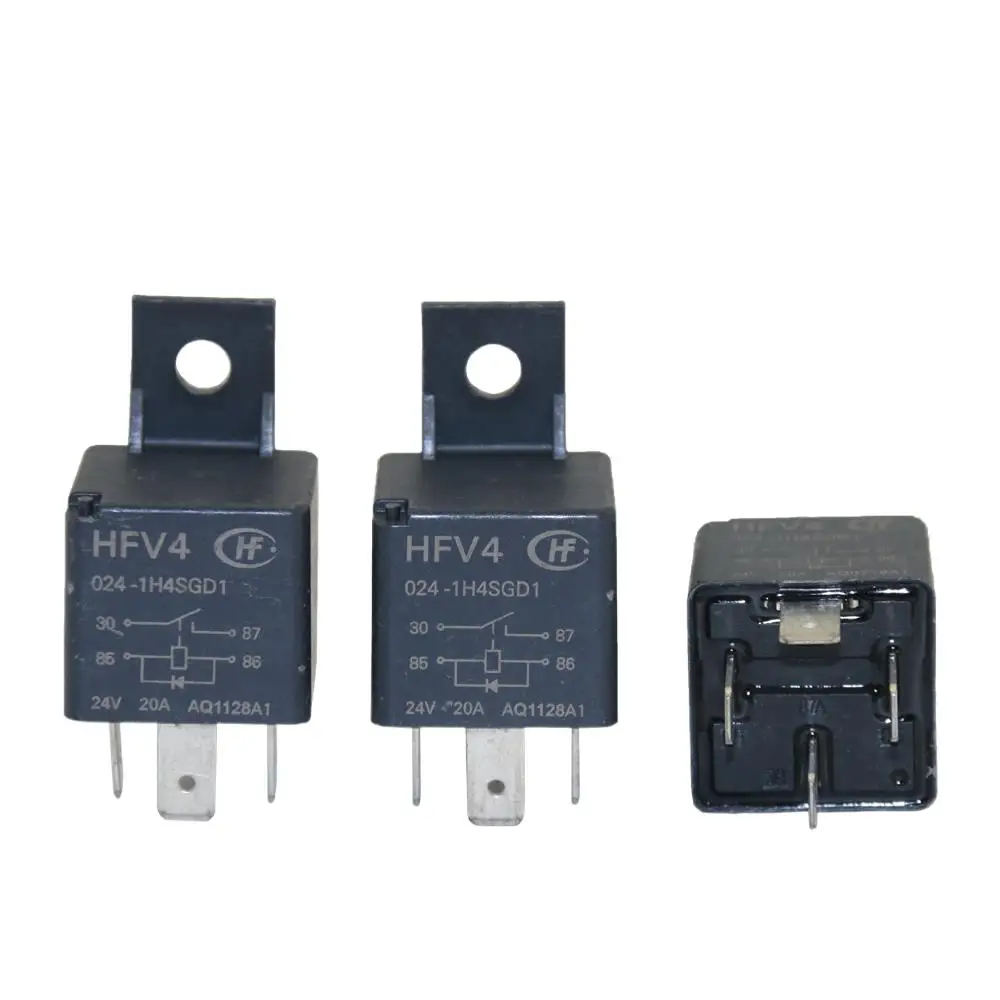 

Excavator spare Parts Four plug relay HFV4-024-1H4SGD1 for ZG3225-9