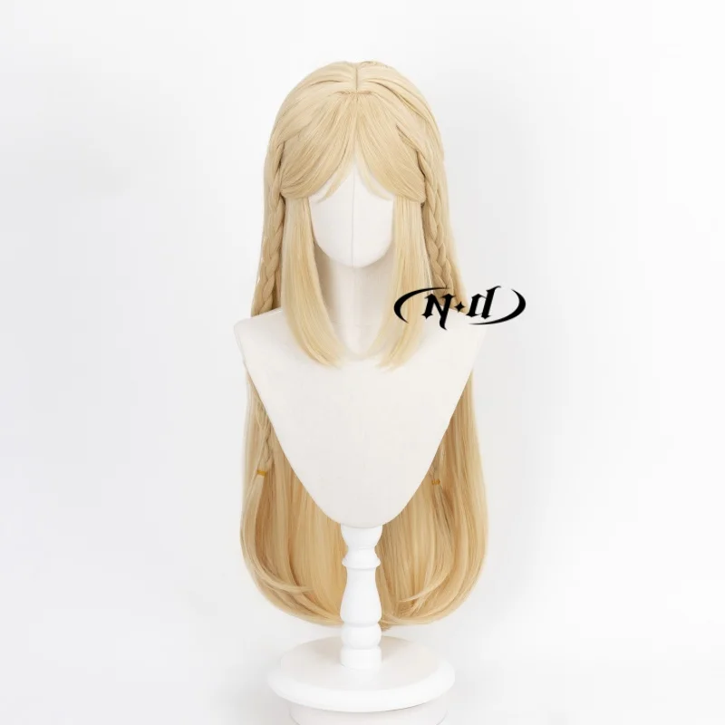 ND Cartethyia Cosplay Wigs Hairpiece Wuthering Waves Cosplay Hair Wigs for Comic Con Coser Costume Theme Party Heat Resistant