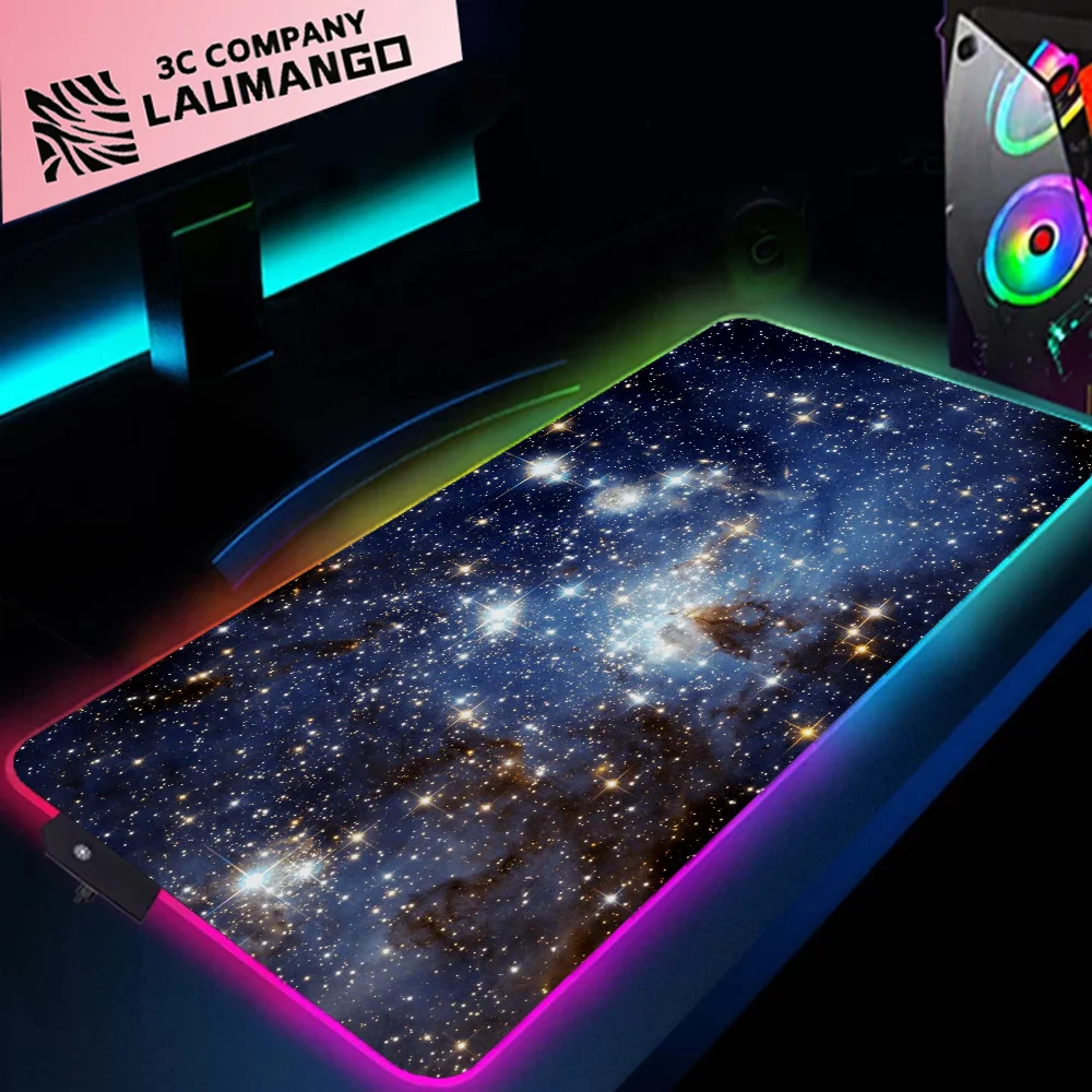 Galaxy Gaming Mouse Pad Set, Mat computador, PC Gamer, desktops, Mouse Mats, Teclado, Mesa estendida, XXL, 900x400