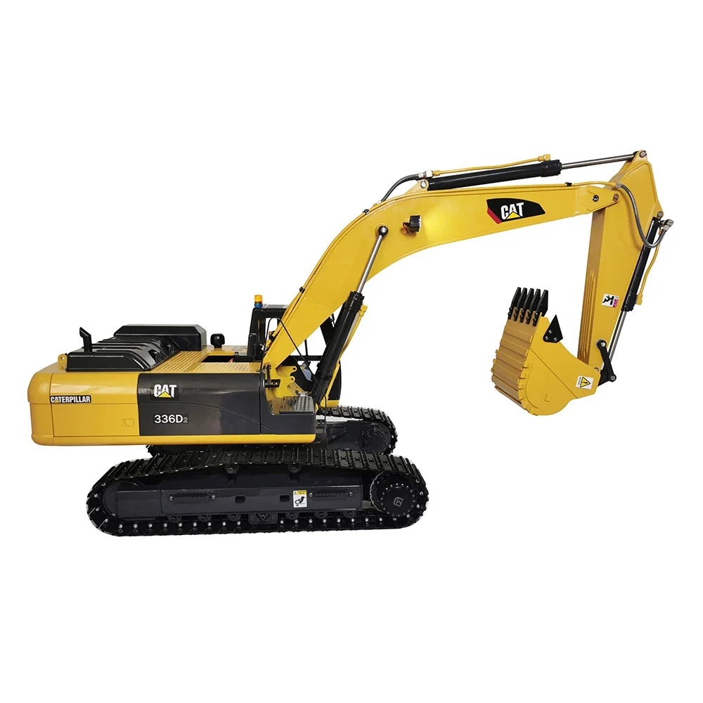 B-M 1/12 336D2 Hydraulic Excavator Model Remote Control High-simulation Excavator Model Is Complete