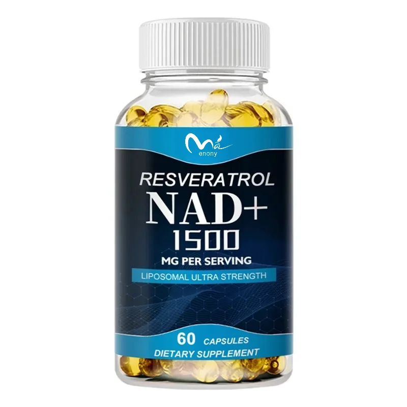 NAD Supplement, Liposomal NAD+ Capsules - Aging Defense, Cellular Energy, Heart & Brain Function