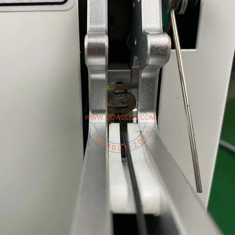 JCW-WB01N آلة لف الأسلاك شبه الأوتوماتيكية آلة تغليف ربط الكابلات الكهربائية #5