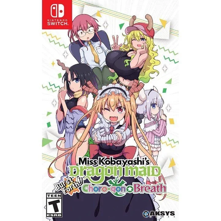 miss kobayashis dragon maid sakuretsu chorogon breath importacion usa - nintendo switch - nuevo precintado