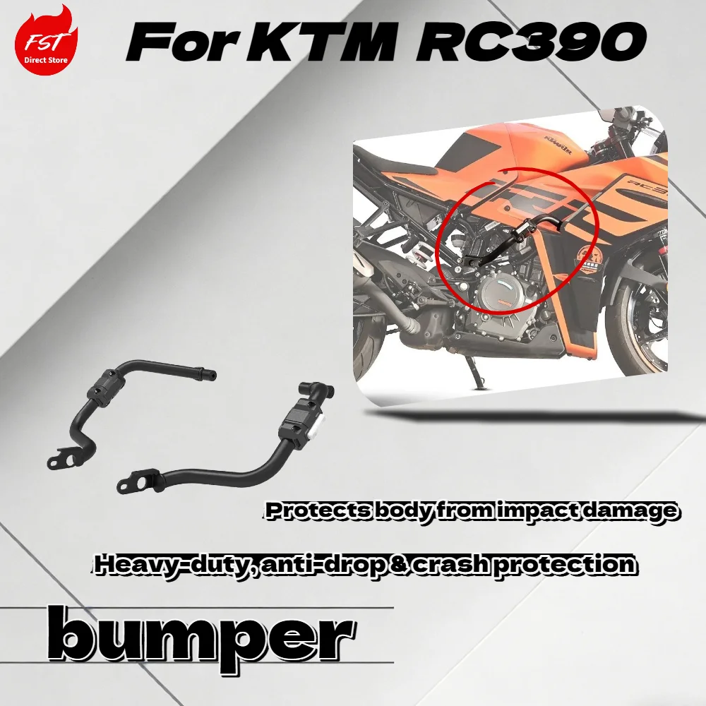 

For KTM RC390 Sport Motorcycle Solid Crash Guard Anti-drop Bobbin Racing Bumper Body Safety Refit Accessories