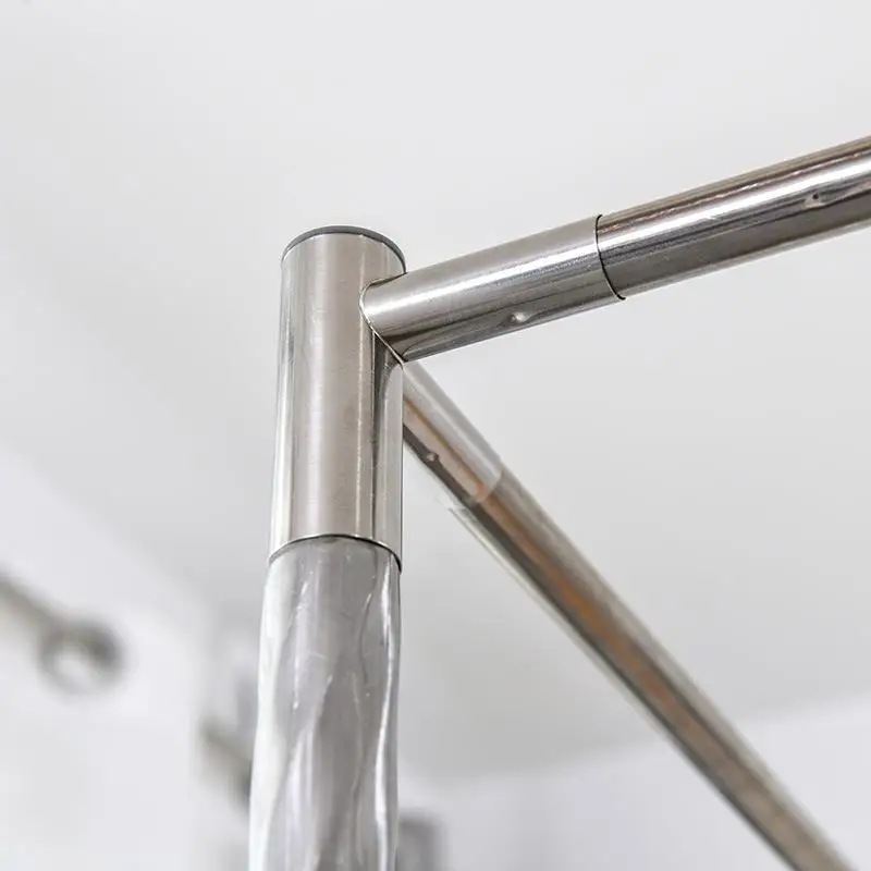 

Thickened Gold through Three-Panel Floor-standing Mosquito Net Stand Family Style Bracket Matching Breathable Stainless Steel