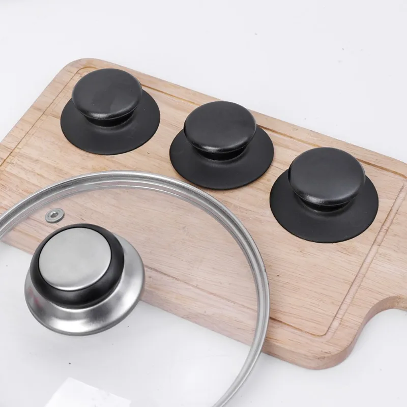 4/1PCS Replacement Knob Handle For Glass Lid Knob Handle Stainless Steel Pot Pan Cover Cookware Handle Accessories Kitchen Tools