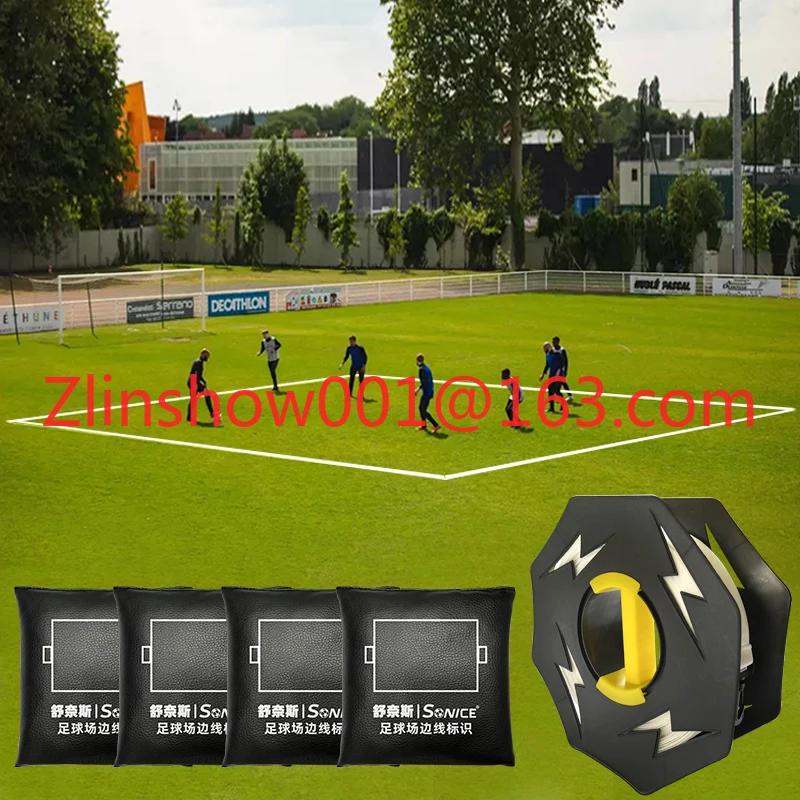 Fast Set up Back Football Badminton Basketball Area Tennis Court Marker Lines Court Spot Markers Soccer Training Equipment