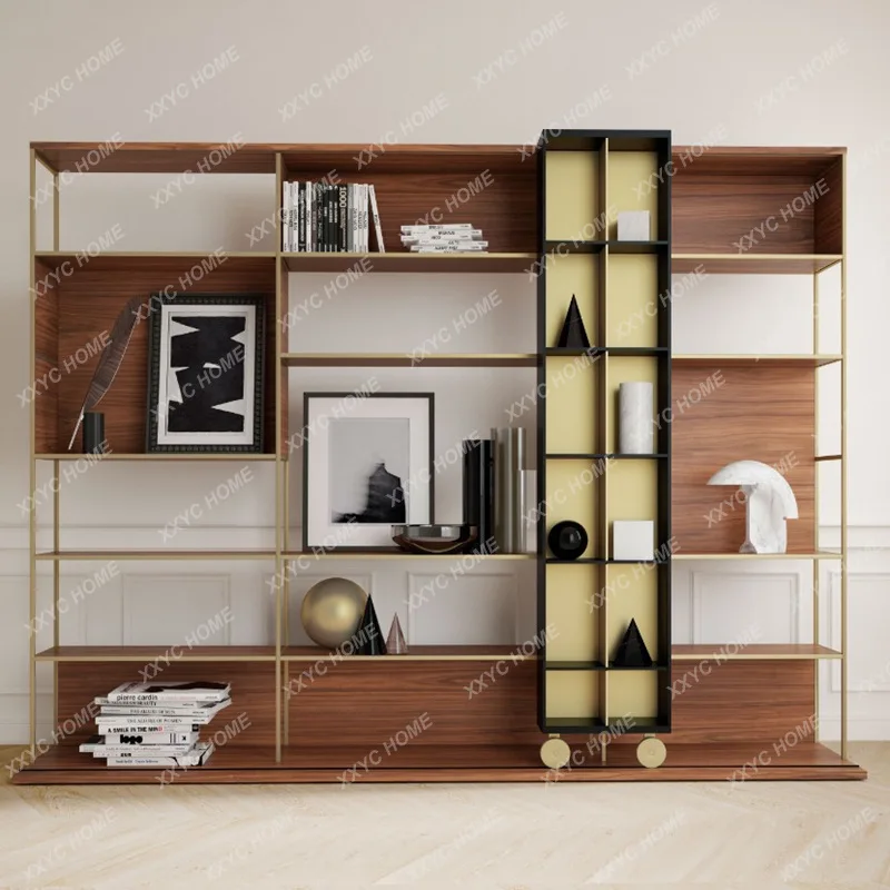 LXCreative personalized bookcase paint movable bookshelf modern simple display stand armoire ming antique