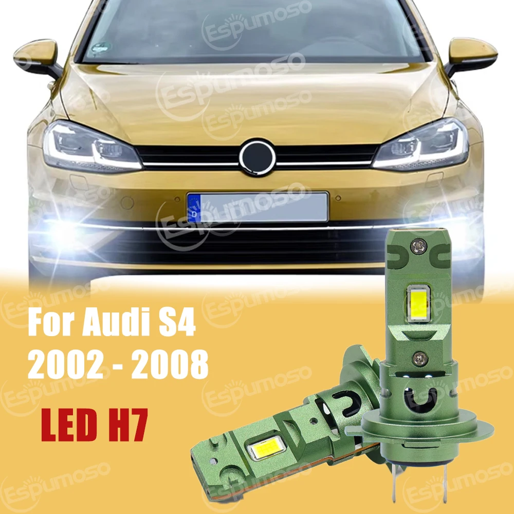 

H7 LED Headlight Bulb Mini Wireless For Audi S4 2002 - 2008 CSP for Car Headlamp Auto Diode Lamps H7 Turbo Led