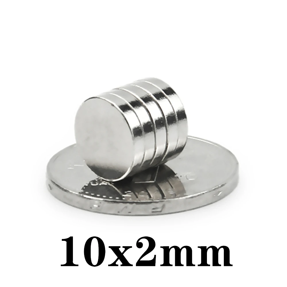 10-500pcs 10x2mm Magnet Small Round Magnet Strong magnets Rare Earth Neodymium Magnet 10*2mm