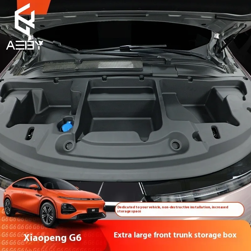 Compartiment de rangement pour couvercle avant de voiture, pour Xpeng G6 2023 – 2026, coffre de grande capacité, couvercle Original, accessoires décoratifs