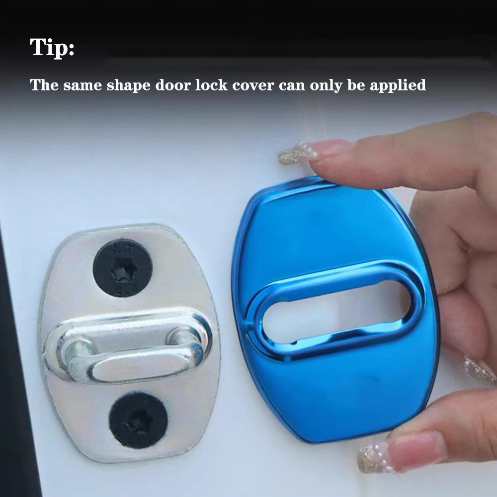 4pcs Car Door Lock Protective Cover Plastic Cushion Anti Rust for Morris Garages MG HS MG4  ZS MG3 Cyberster CAR Accessories