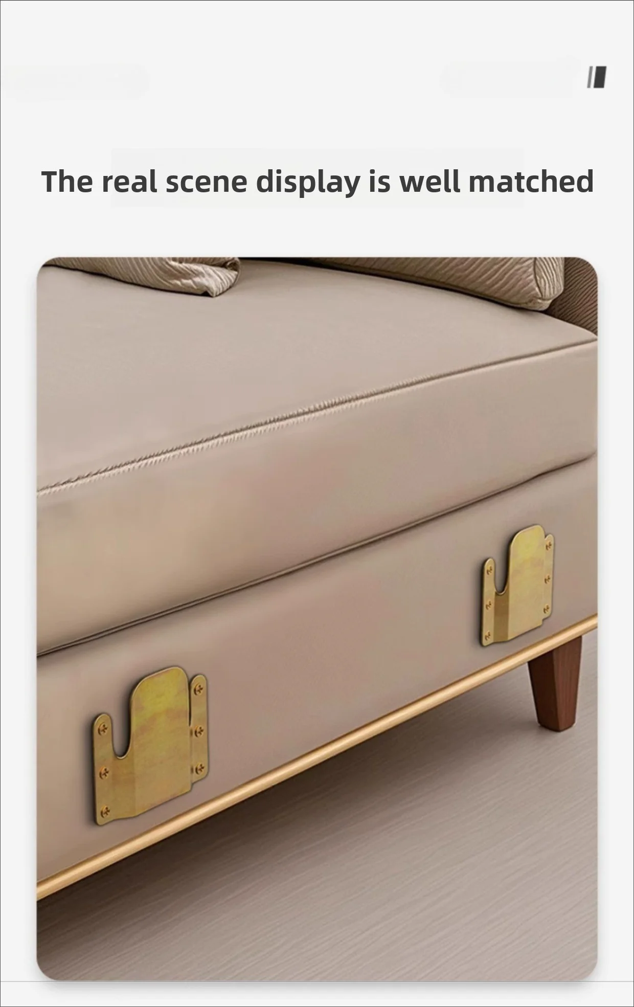 4-teilige Verbindungsstücke für Ecksofas, universelle Verbindungselemente für Ecksofas, einfach zu installierende Couch-Clips für Ecksofas, robuste Verbindung. – Detail 10