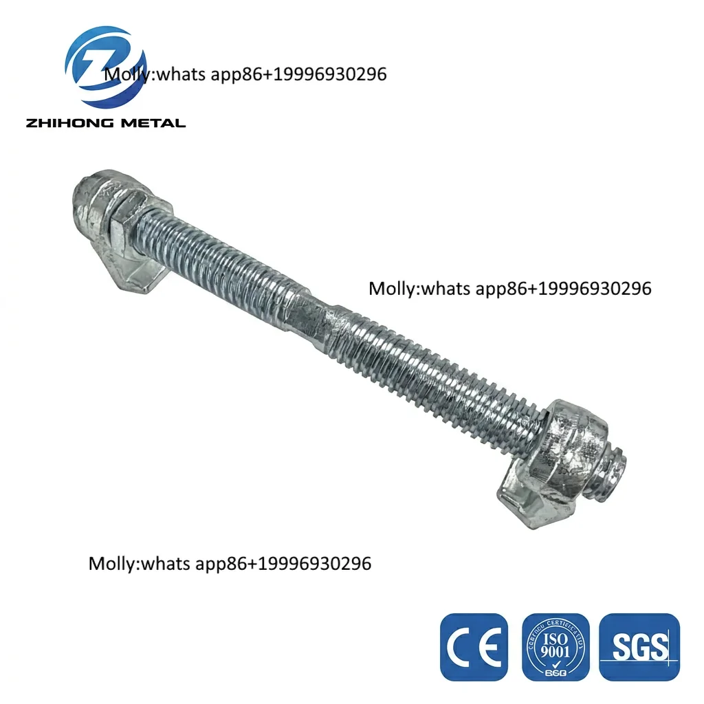 Maxplus Tension Pressure Container Bridge Fitting 380mm Clamp Forged Steel Hot Dip Galvanized Bridge Fitting ISO