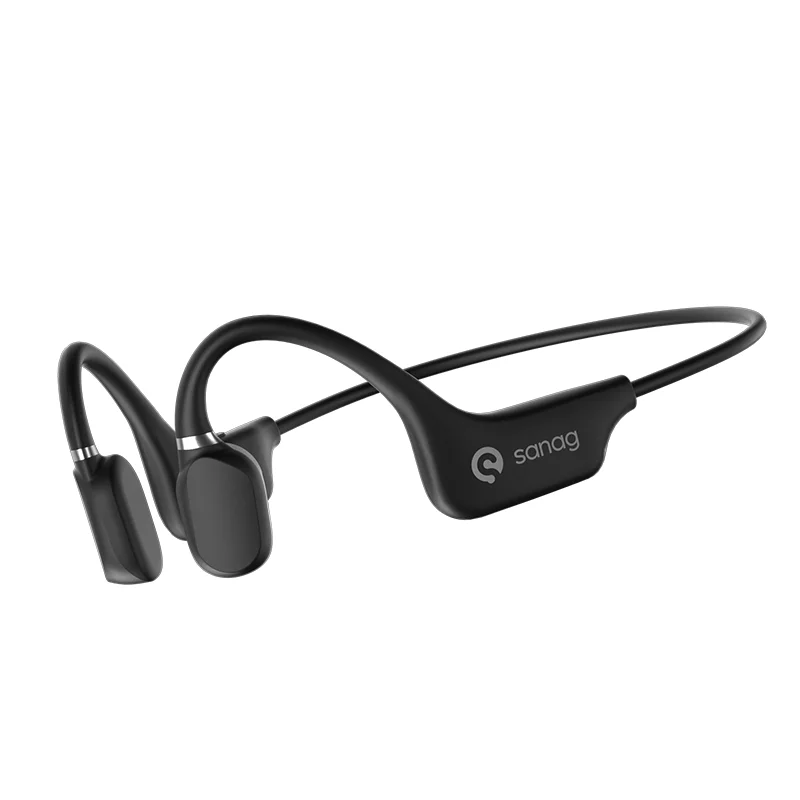 Sanag A5X True Bone Conduction-hoofdtelefoon Draadloze sport Open-oor Bluetooth-oortelefoon 3D Stereo-geluid Flash-verkoop Keuze-headset