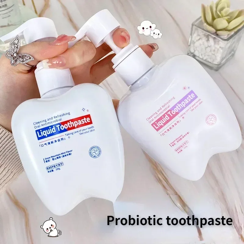 Toothpaste Liquid Press Toothpaste Squeezer Dispenser Probiotic Mint Refreshing Mouth Cleaning Removes Stains Bathroom Products