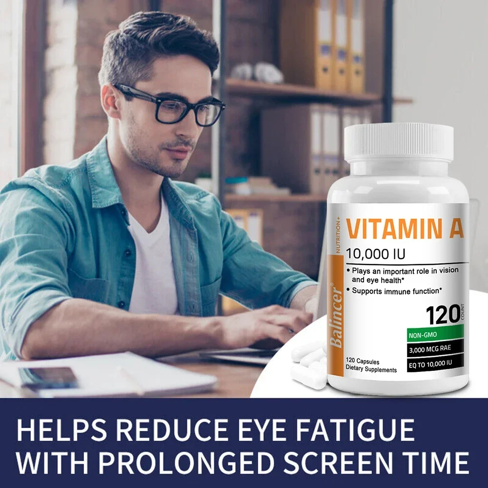 Supplement Vitamin A, Improve Vision, Resist Fatigue, Protect Eye Health, Prevent Vision Loss, and Improve Clarity