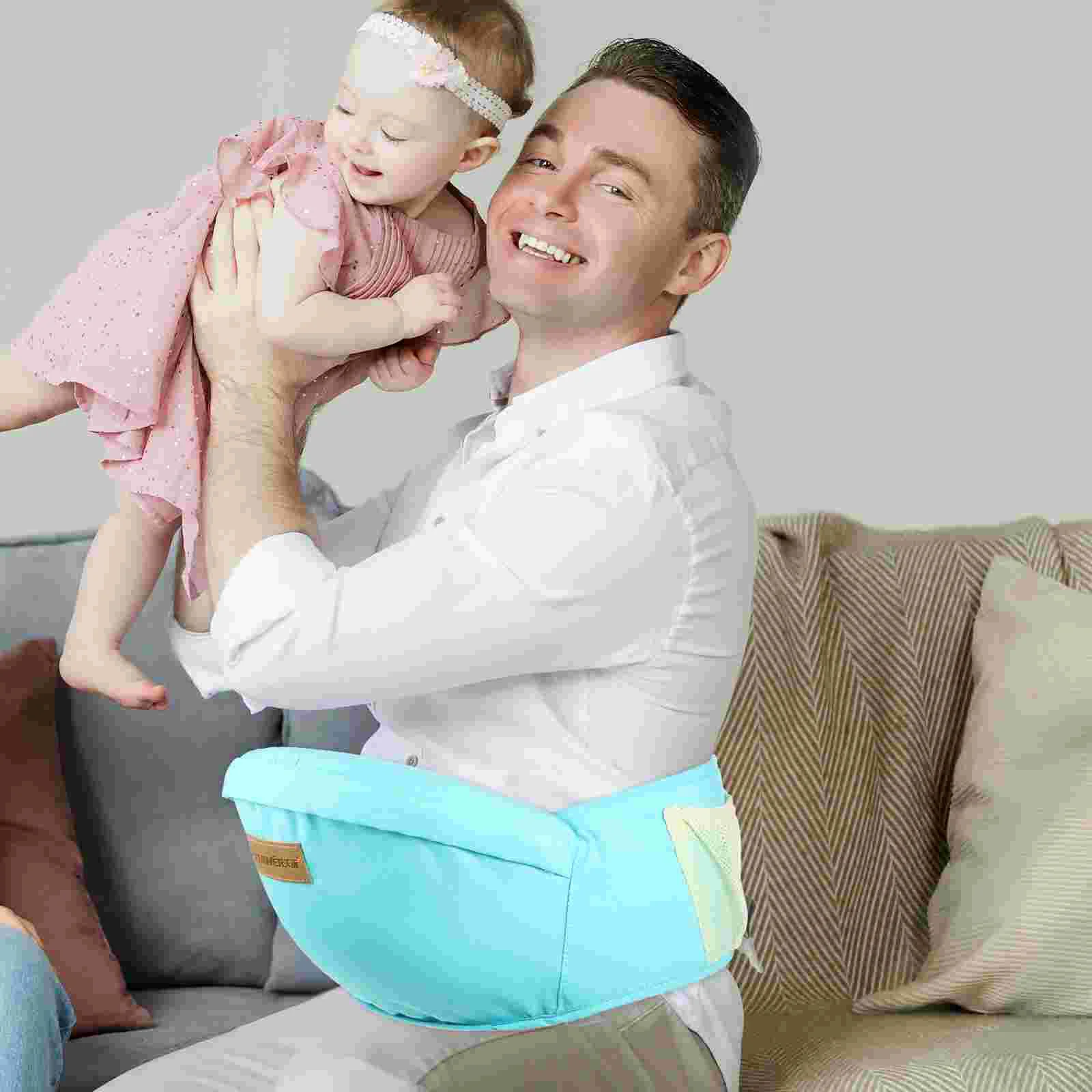 Baby Taille Heupdrager Peuterstoel Voorkant Achter Ergonomisch Katoen Pluche Opbergruimte Baby Taille Zitzak Nieuw Oudercadeau