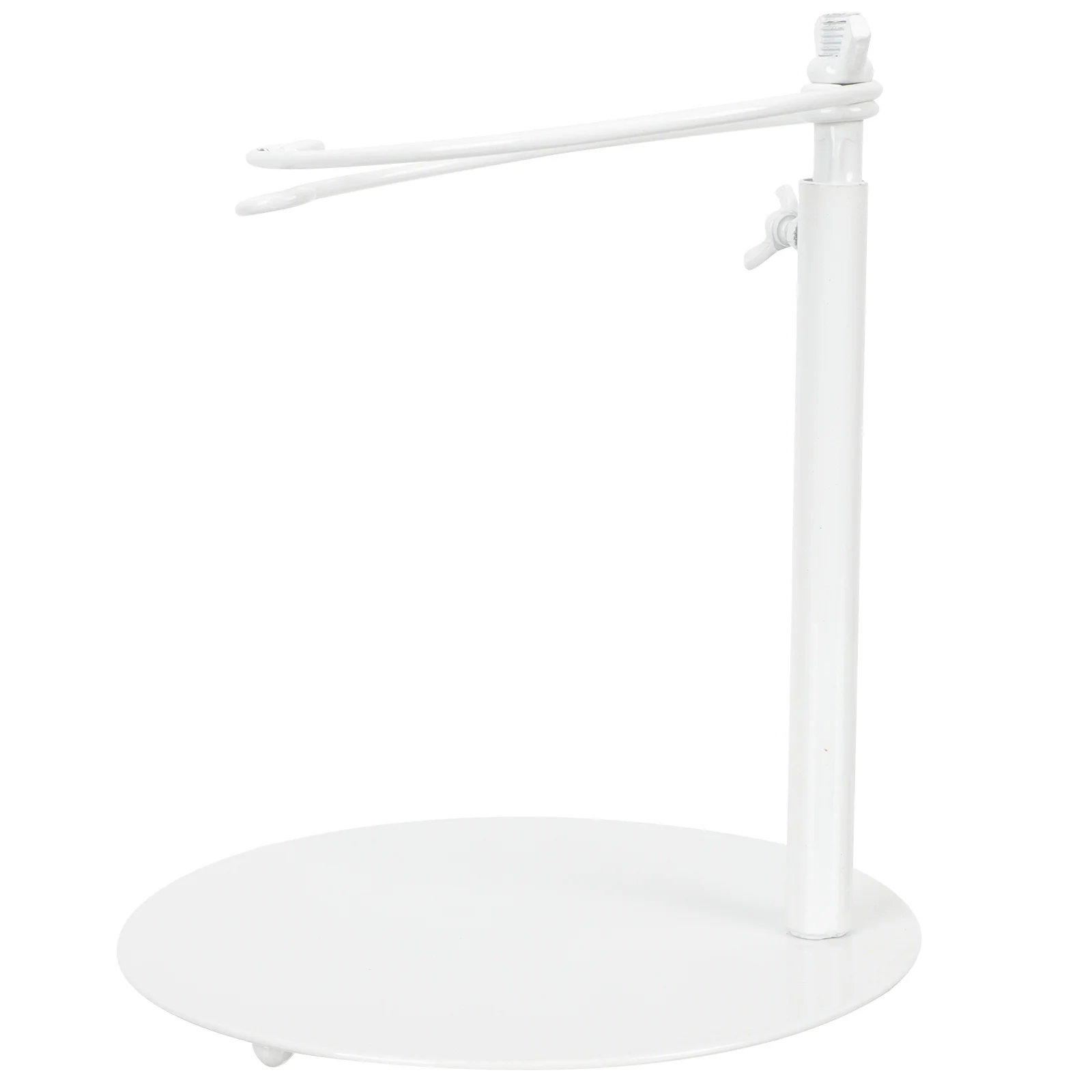 

Plant Stand Hook Stick Bouquet Fixing Rack Autumn Holder for Artificial Flowers White Handle Desktop Arrangement Bride