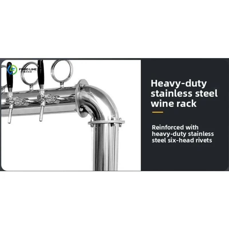 Customized Tabletop Beer Filling Machine Manual Portable Mini Draft Beer Dispenser Bar Party Outdoor Keg Filler Stainless Steel