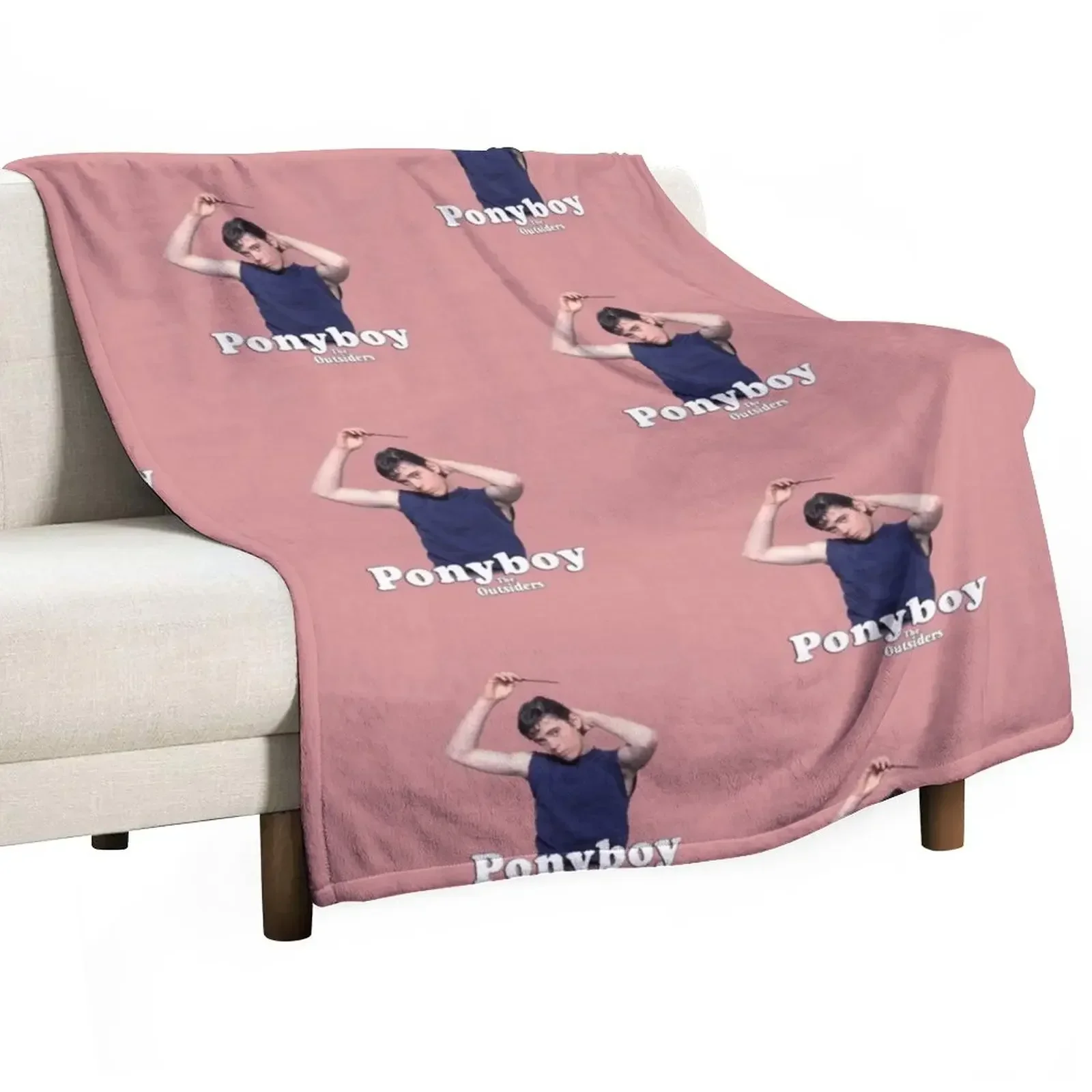

Ponyboy Curtis (The Outsiders) Throw Blanket anime Loose For Sofa Thin Blankets