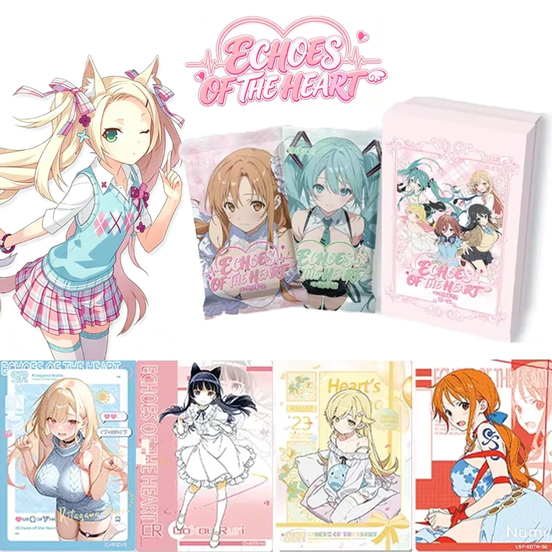 Neue Echoes of The Heart Vol.1 Waifu-Sammelkarten Klassische Anime-Charaktere Serie TCG CCG ACG Sammelkarten Kinderspielzeug Geschenke