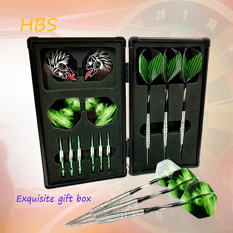 

23g Tungsten Steel Dart Set Equipped with Exquisite Gift Box Indoor Competition Special Distance Throwing Flying Supplies HBS