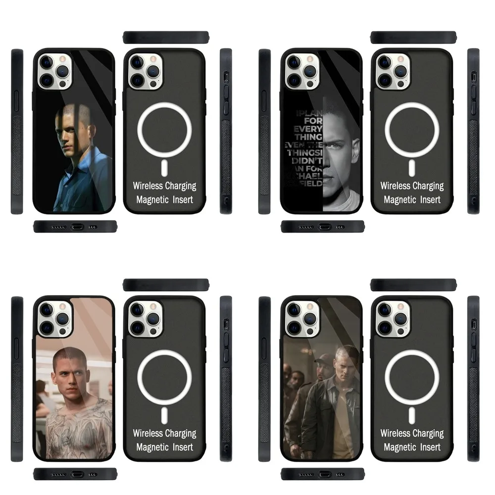 

Prison Break TV Show Phone Case Strong Magnetic For IPhone 16,15,14,13,Pro,Max,Plus,11,12,Mini For Magsafe Wireless Charging