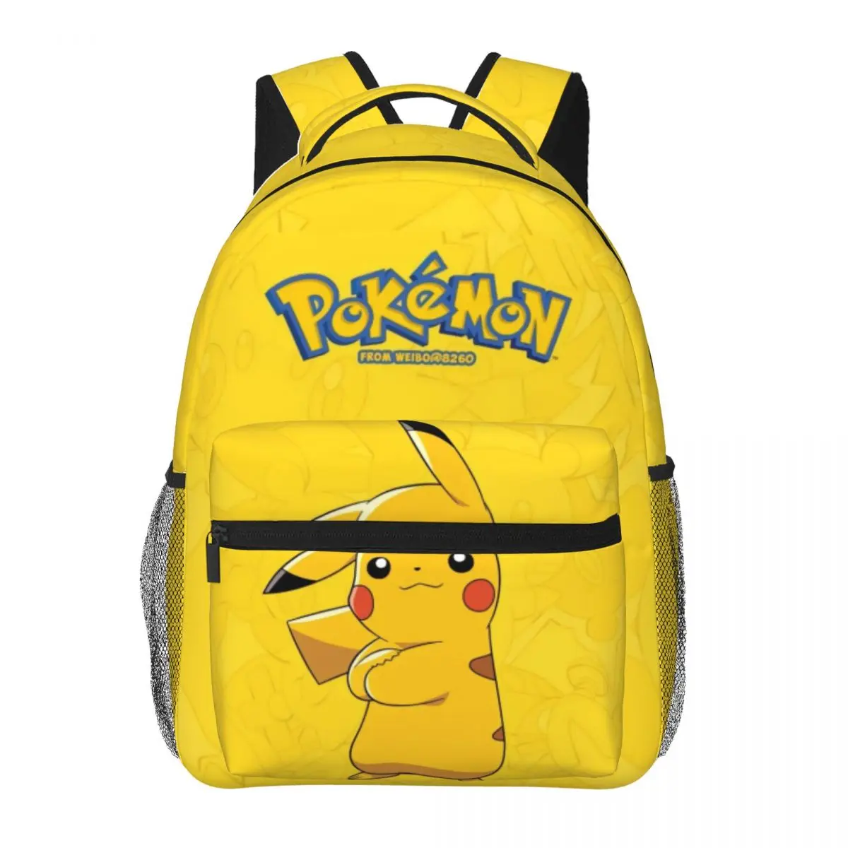 Pokemon Nieuwe Modieuze Patroon Schooltas Print Lichtgewicht Rugzak 17Inch