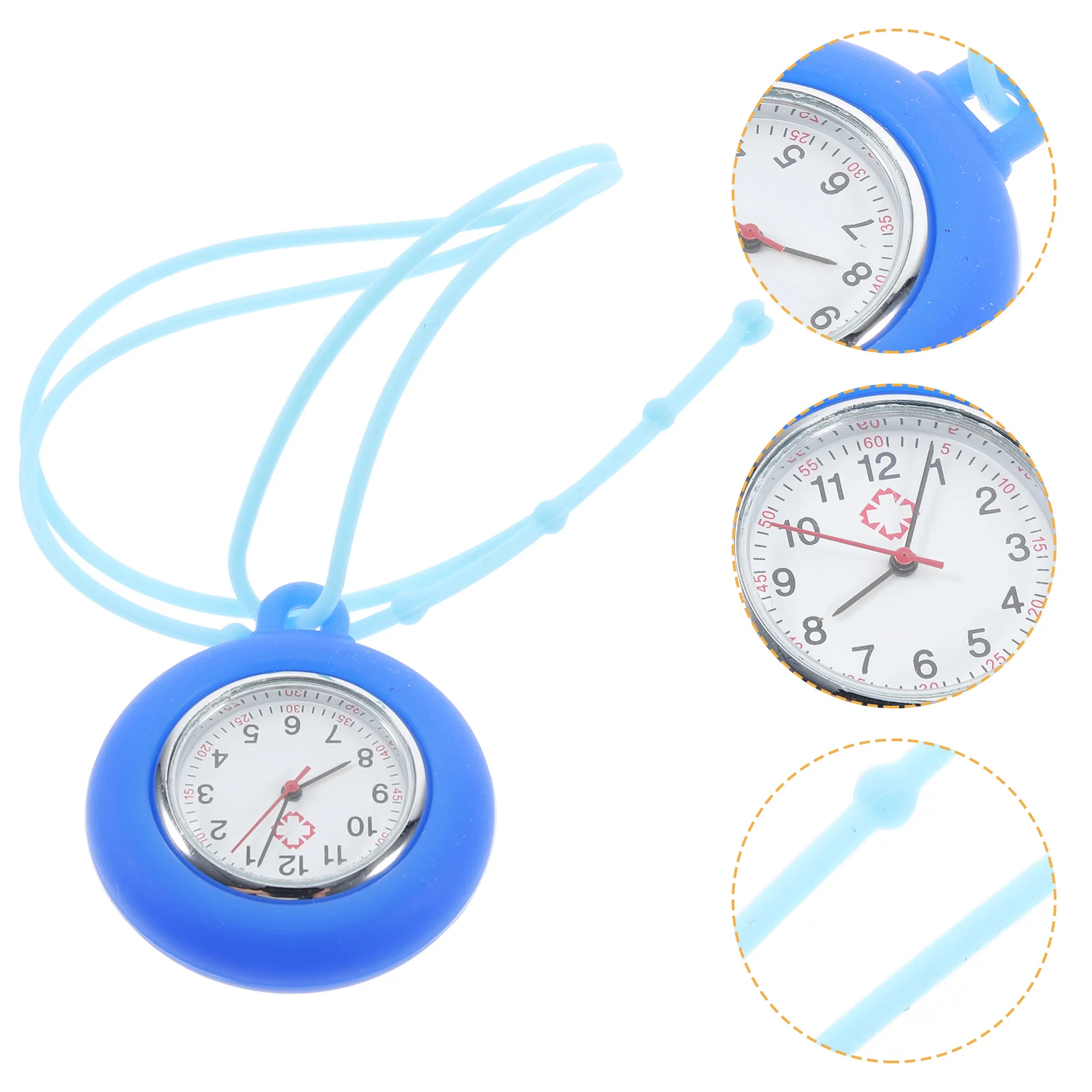 

Silicone Hanging Table Nurse Watch Pocket for Women Lanyard Nurses Nursing Watches