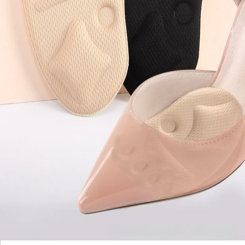 Thick Breathable Metatarsal Insoles Foot Pain Relief Heel Forefoot Cushion Support Pads Foot Care Cushion Inserts