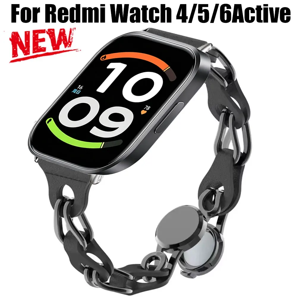 Slim Band For Redmi Watch 4 5 6/6Active 6Lite Women Bracelet Correa For Xiaomi Mi Band 8pro 9pro 10pro Strap Accessories