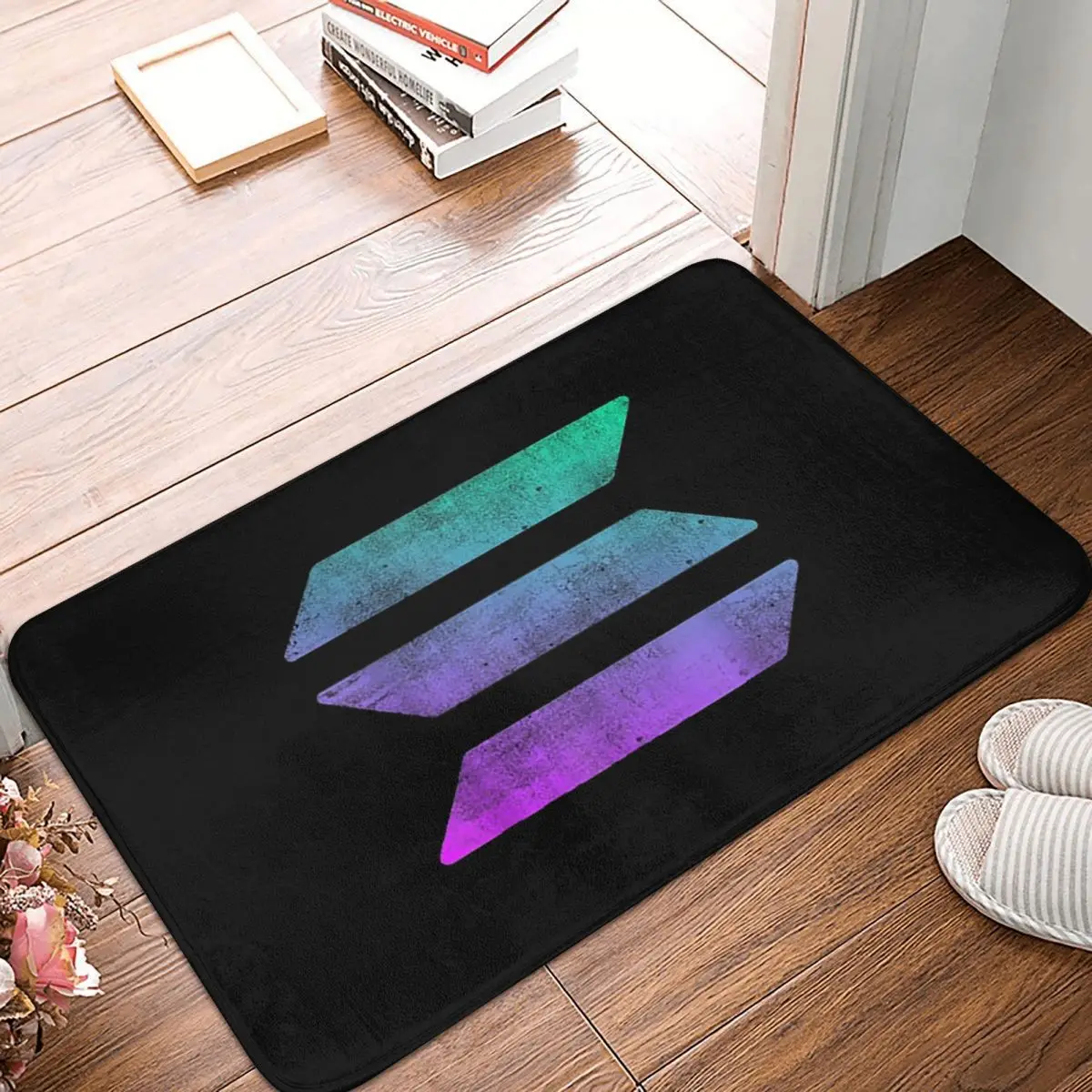 

Solana Cryptocurrency - Solana SOL Anti-slip Doormat Floor Mat Water oil proof Carpet Rug for Kitchen Entrance Home Balcony Mats