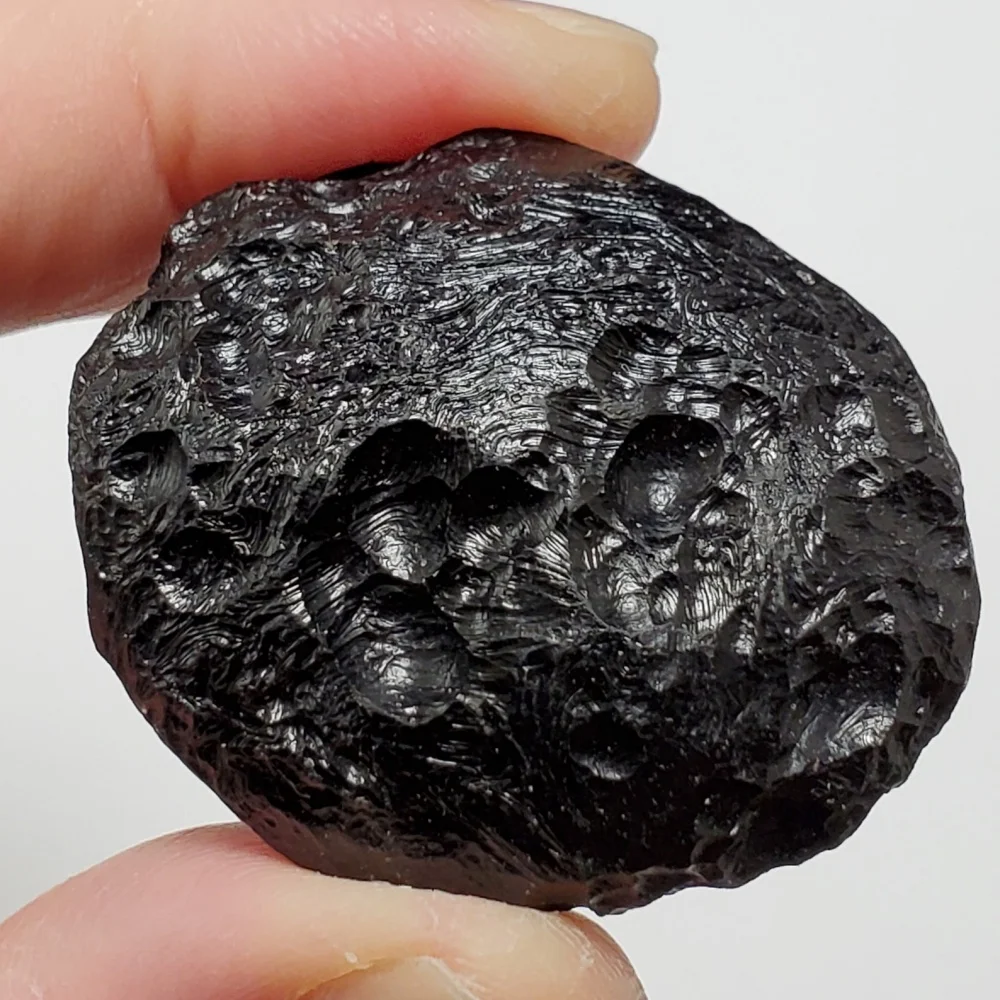 Natural Black Tektite Meteorite Rough stone Crystal Specimen Healing Crystal for Protection & Energy Rare Collectible Gemstone view 4