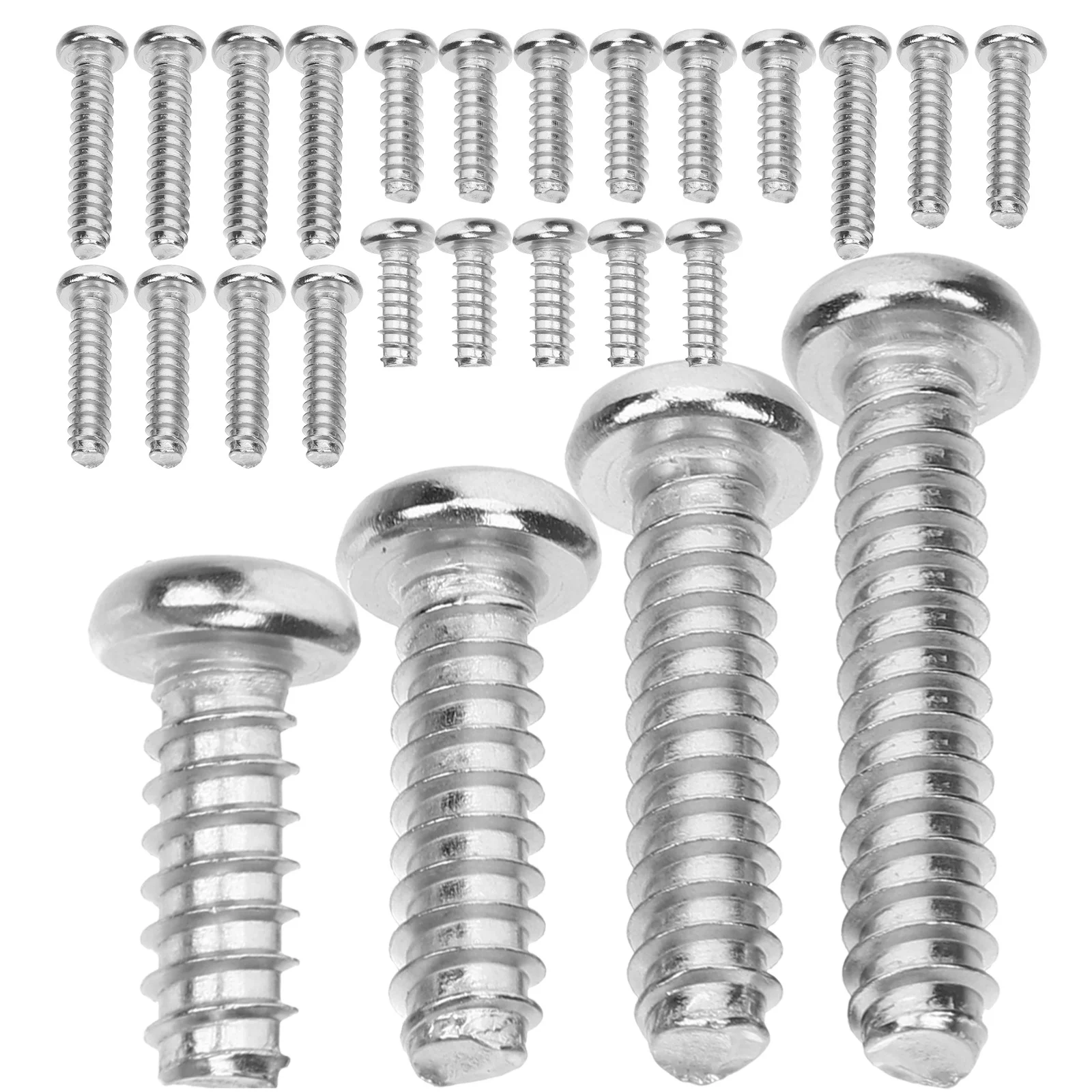 

1 set Stainless Steel Screws Assortment Self-Tapping Wall Plate Fasteners For Wood Metal Plastic Tile Drywall Fixing Kit