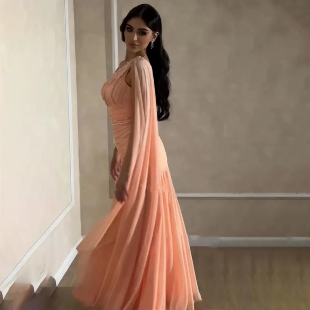 تخصيص رائعة الديكور المرأة حفلة موسيقية فستان مثير واحد الكتف الساحرة حورية البحر الطابق طول فستان الحفلات المرأة ثوب مسائي