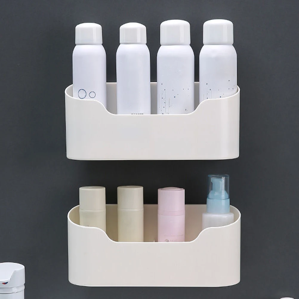 

2pcs Hanging Organizer Baskets for Kitchen Bathroom Space Saving Hanging Storage Basket Small Compartment