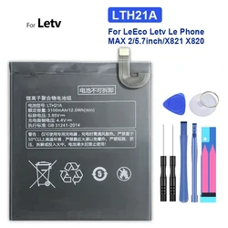 LTH21A-Batterie de rechange pour Lespowon Letv Le Phone Le MAX, 2/5 pouces/X821 Xusk, 3100mAh, avec code de suivi