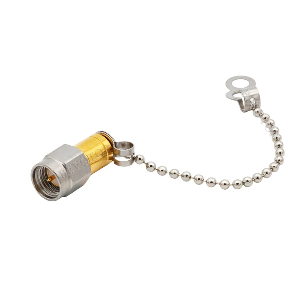 1Pcs 2W 0-18GHz 50Ohm SMA Male Plug Connctor RF Coaxial Termination Dummy Load SMA Termination Load with a chain