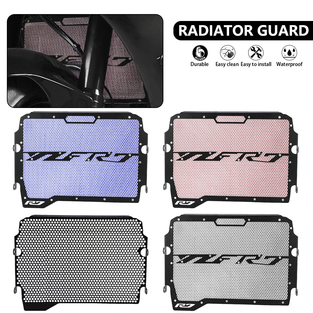 

New For Yamaha YZF-R7 2022 2023 2024 YZF R7 YZFR7 Radiator Grille Guard Cover Protection Protetor Grill Motorcycle Accessoreis